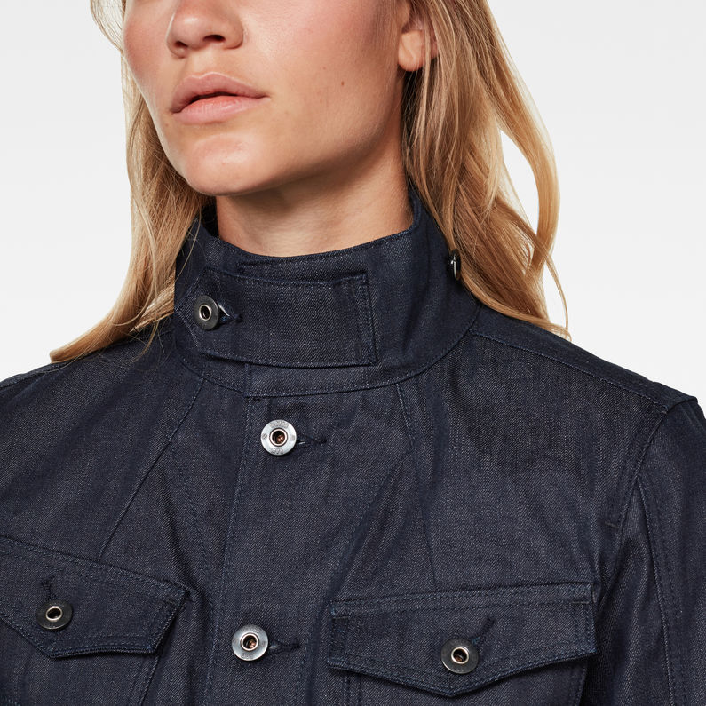 G-STAR® Arc 3D Pilot Jacket Dark blue detail shot