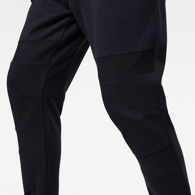 G-Star RAW® Motac Slim Tapered Sweatpants Dark blue detail shot