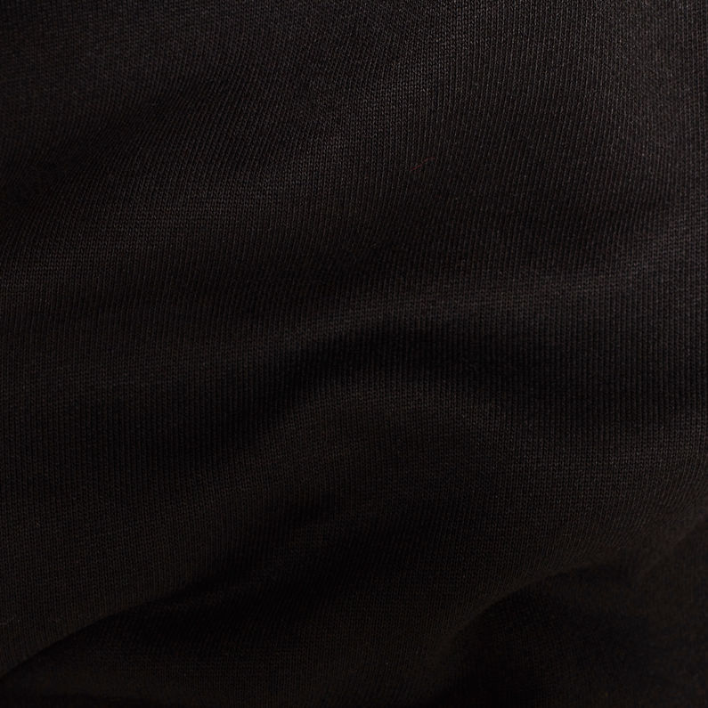 G-Star RAW® Motac Slim Tapered Sweatpants Black fabric shot
