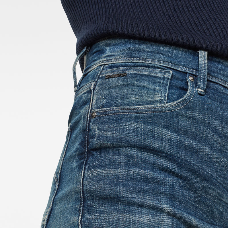G-Star RAW® Jean Kafey Ultra High Skinny Bleu moyen
