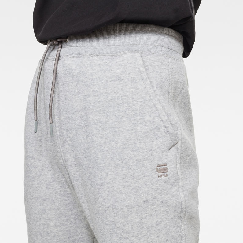 G-Star RAW® Premium Core 3D Tapered Sweatpants Grey detail shot