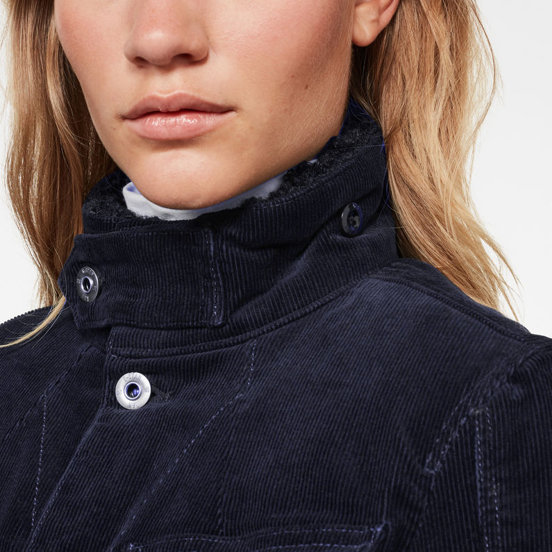 G-Star RAW® Arc 3D Pilot Jacket Teddy Dark blue detail shot
