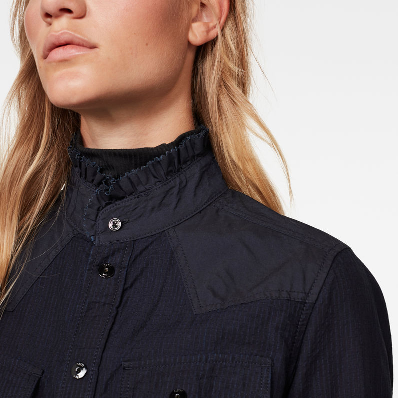 G-STAR® Western Kick Frill Slim Shirt Dark blue