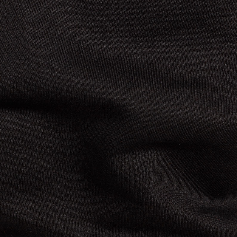 G-Star RAW® Core Graphic Hoodie Schwarz fabric shot
