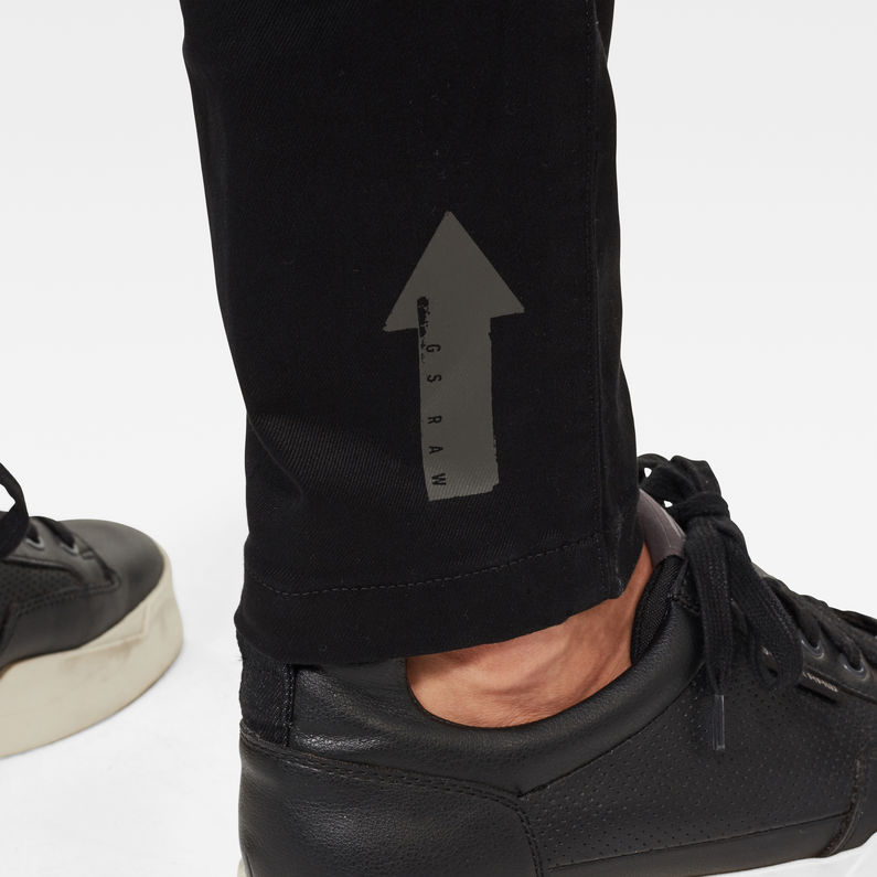G-Star RAW® Pantalon de survêtement Rackam 3D Slim Noir detail shot