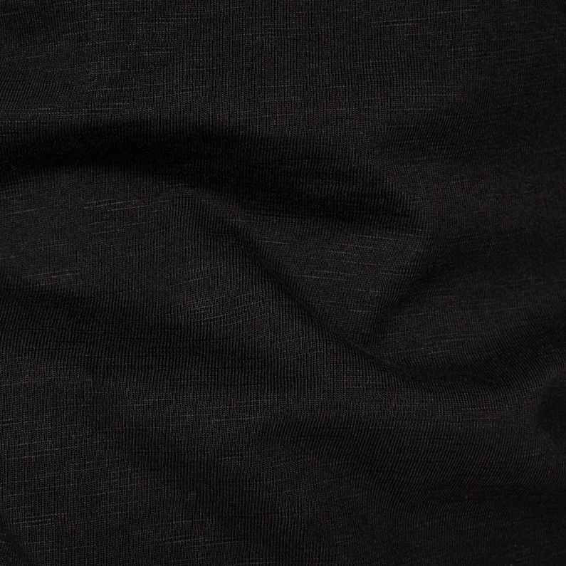 G-Star RAW® T-Shirt Motac Logo Noir fabric shot