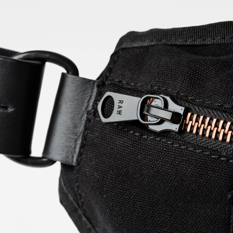 G-STAR® Sac banane Stalt Dast Noir detail shot
