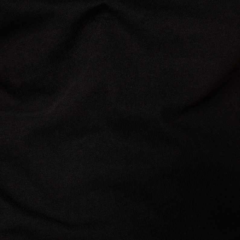 G-Star RAW® Sport Tape Logo T-Shirt Schwarz fabric shot
