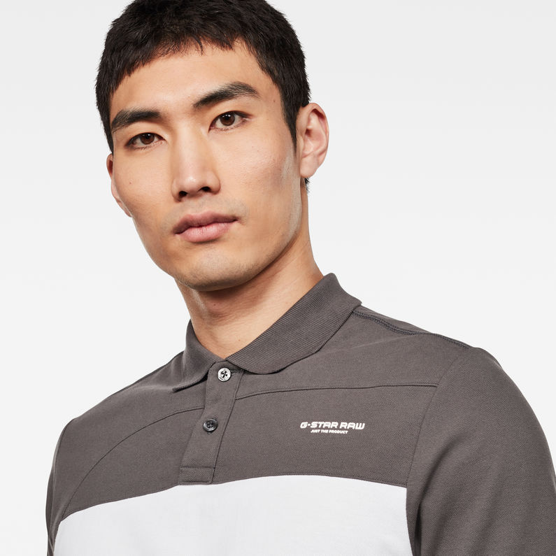 G-STAR® Cut and Sewn GR Slim Poloshirt Grau