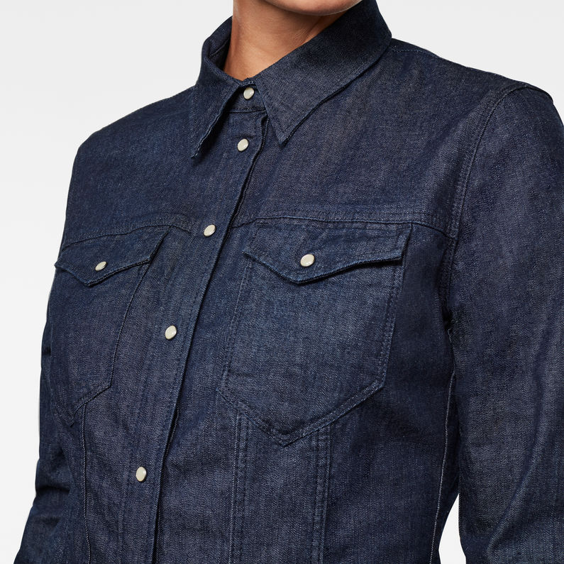 G-Star RAW® Robe Tacoma Slim Flare Bleu foncé