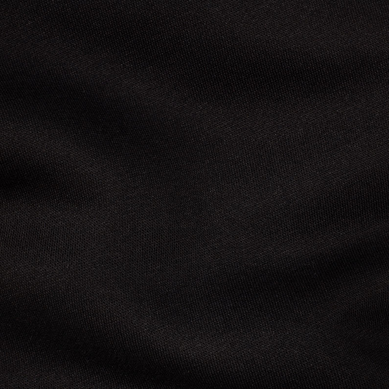 G-Star RAW® Sweat à capuche Round Originals Noir fabric shot