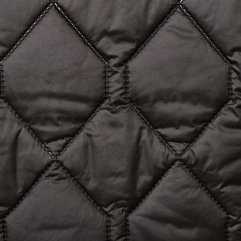 G-Star RAW® Attacc Heatseal Quilted Vest ブラック fabric shot