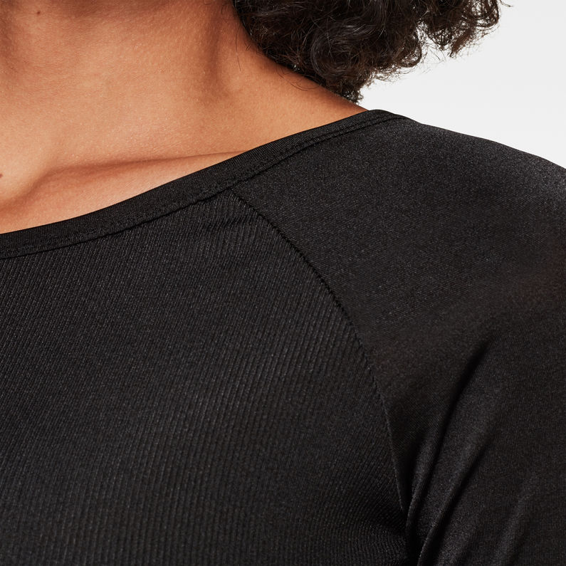 G-Star RAW® Melam Boat Slim Body Black detail shot