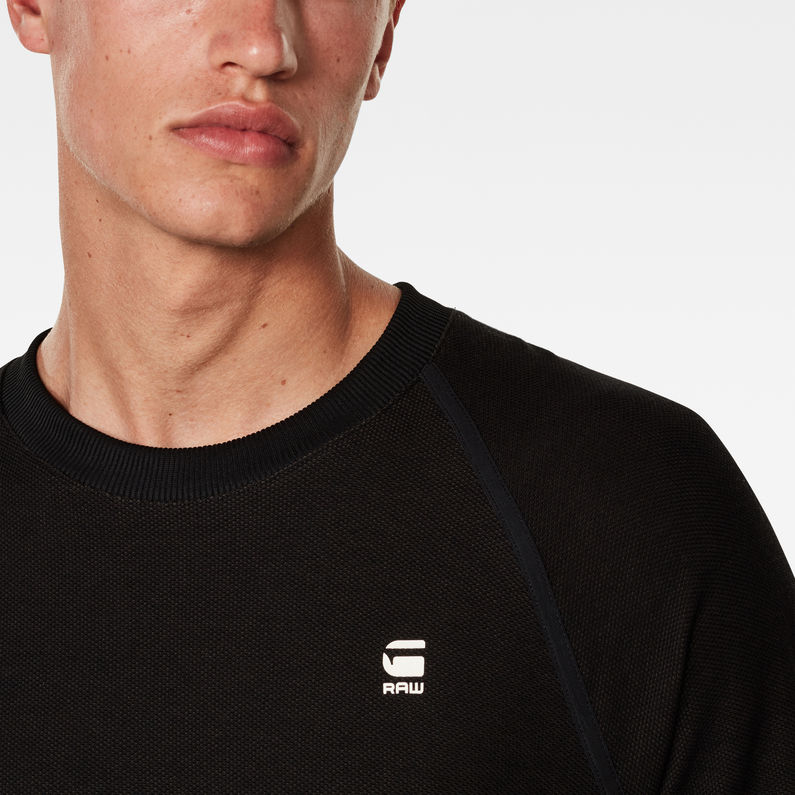 G-Star RAW® Jirgi Tape Detail T-Shirt Black detail shot