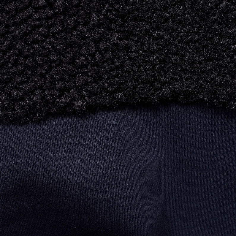 G-Star RAW® Carley High Collar Sweater Donkerblauw fabric shot