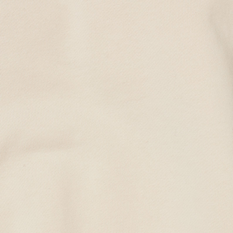 G-STAR® Oversized Cropped Hoodie Beige fabric shot