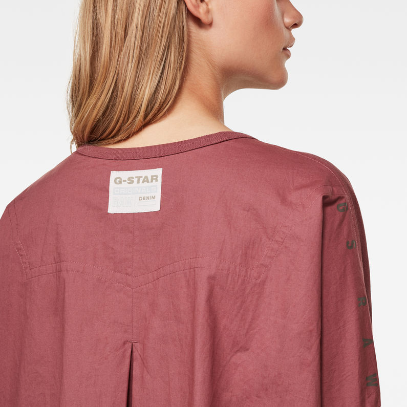 G-Star RAW® GSRAW GR Loose Top Purple detail shot