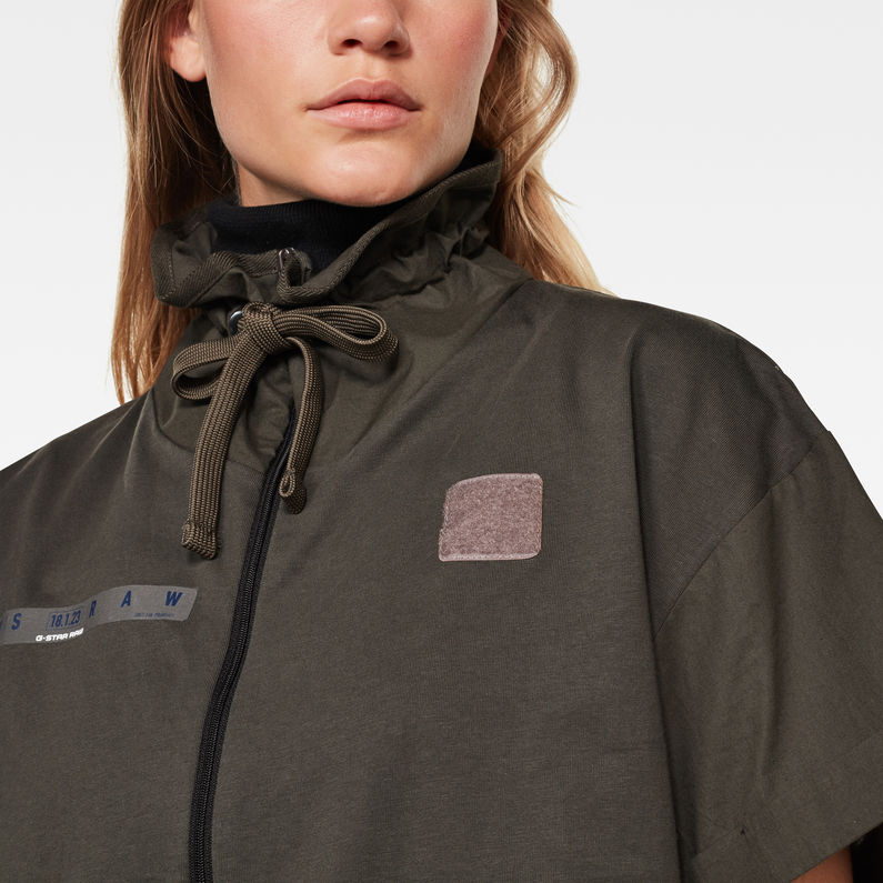 G-STAR® Utility Jumpsuit Funnel Grau detail shot
