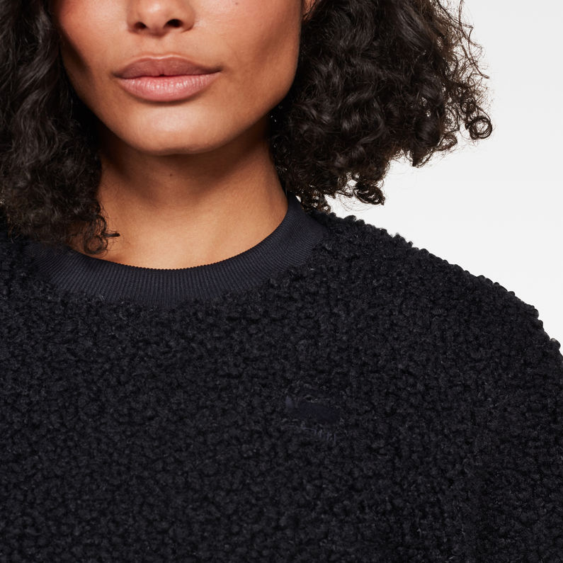 G-STAR® Carley Sweater Dark blue detail shot