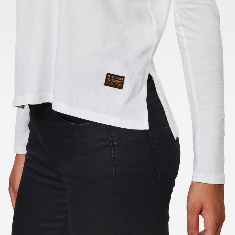 G-Star RAW® Core Straight Top White detail shot