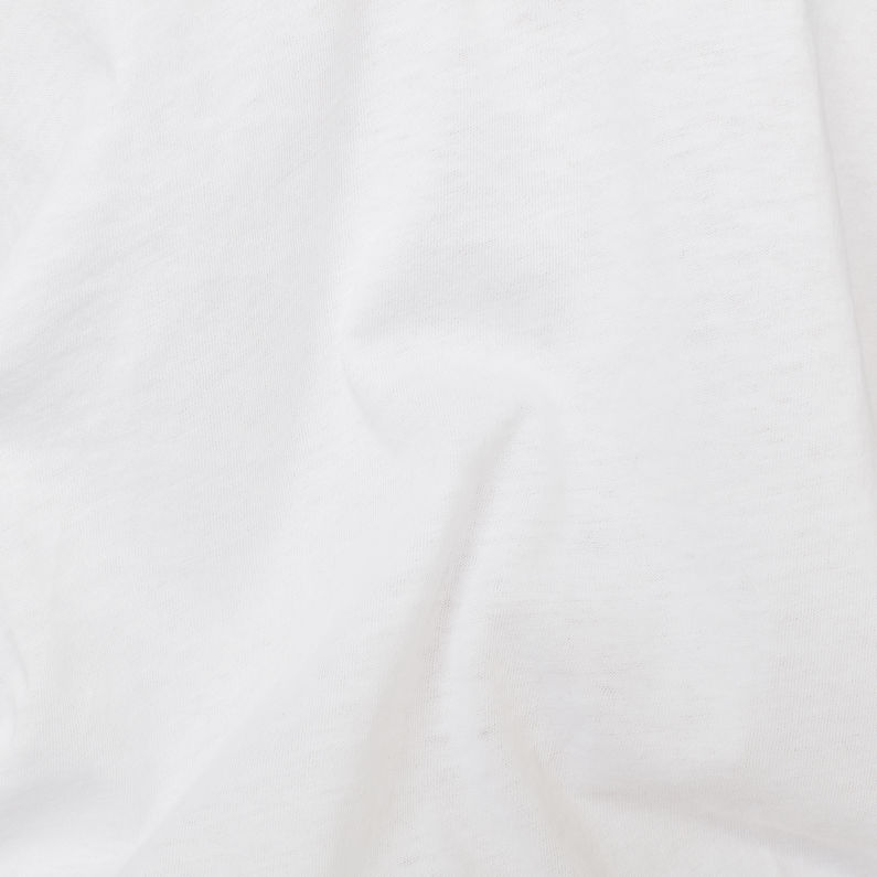 G-Star RAW® Core Straight Top White fabric shot