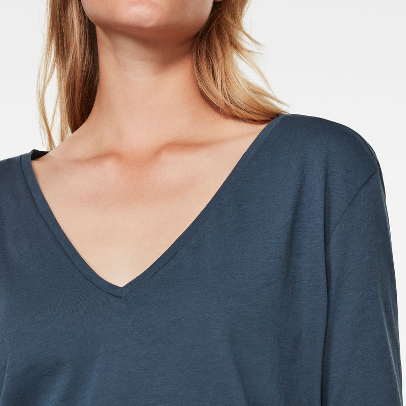G-Star RAW® Core Straight Top Medium blue detail shot