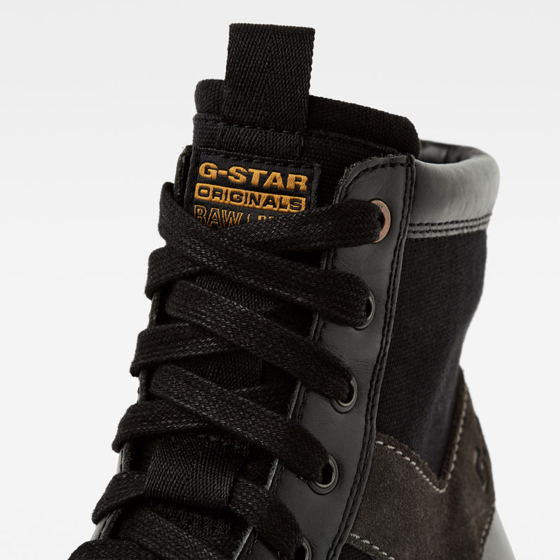 G-STAR® Powel II Stiefel Schwarz detail
