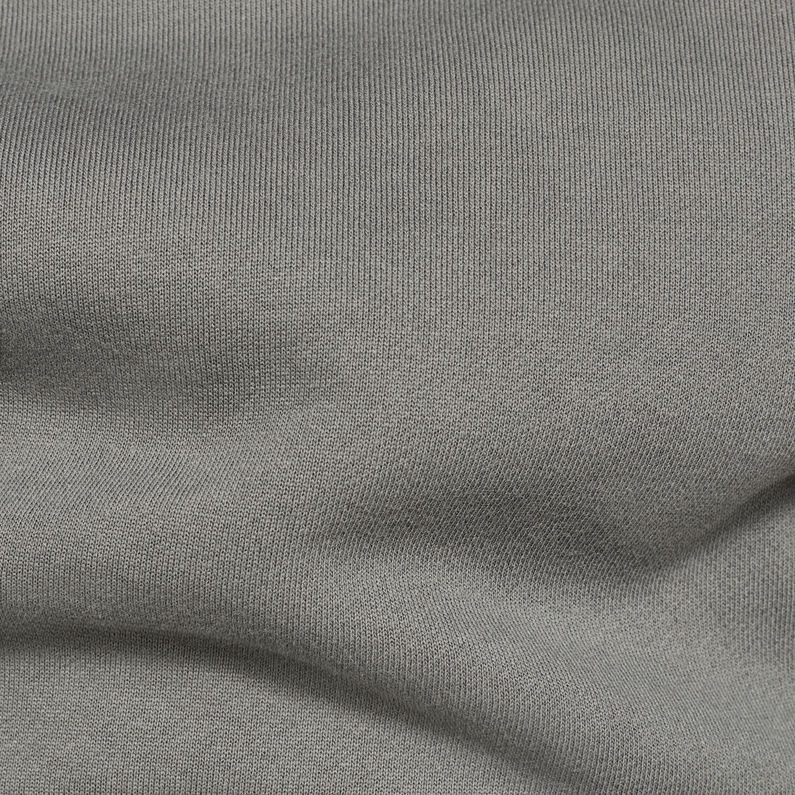 G-Star RAW® Back Print Logo Hoodie Grey fabric shot