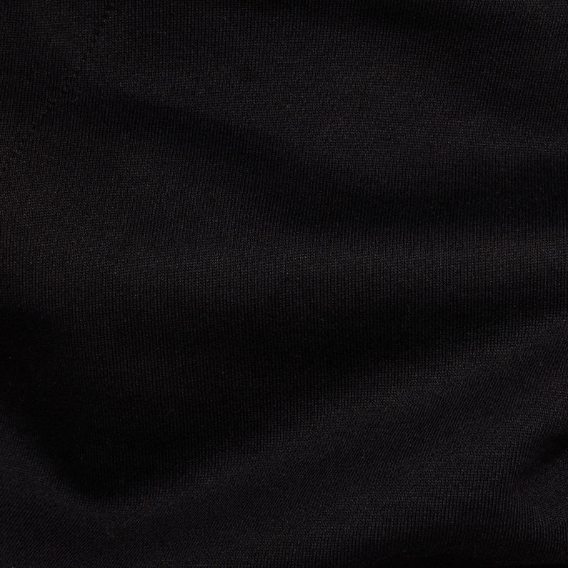 G-Star RAW® Tape Print Logo Hoodie Black fabric shot