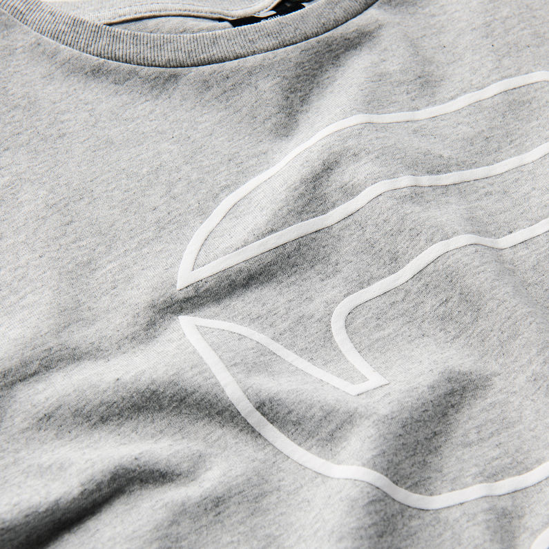 G-Star RAW® T-Shirt Grau detail shot