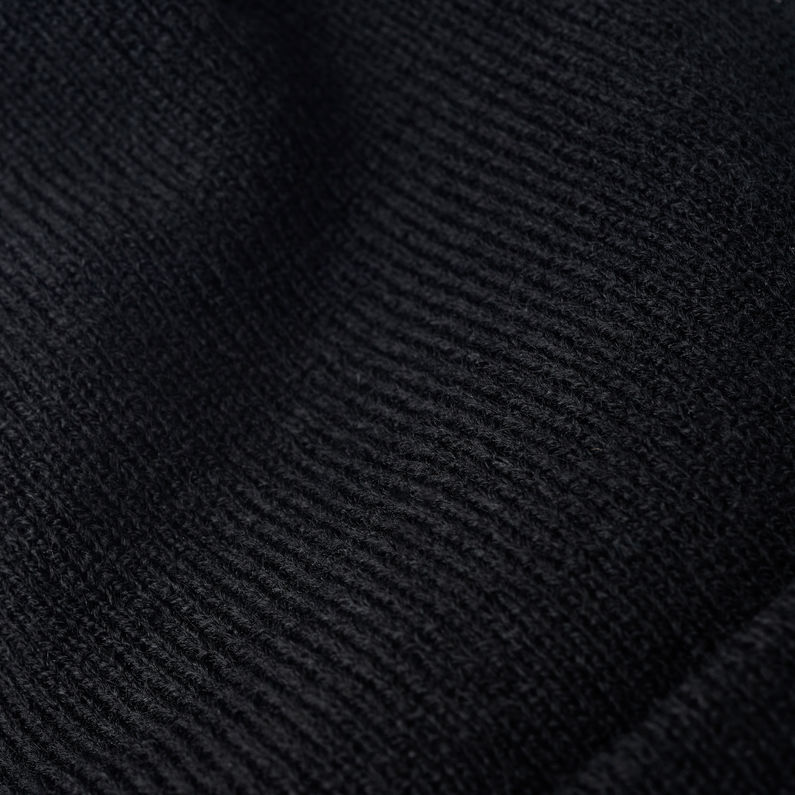 G-Star RAW® Effo Beanie Long ブラック fabric shot