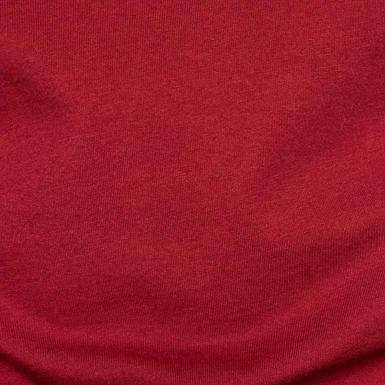 G-Star RAW® Raw. Graphic Slim T-Shirt Red fabric shot
