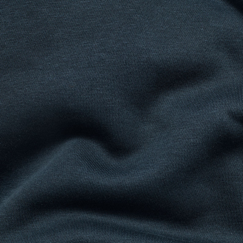 G-Star RAW® Applique Logo Hoodie Dark blue fabric shot