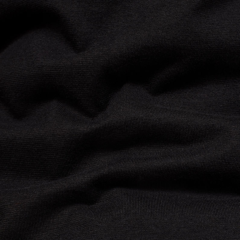 G-Star RAW® Tape Logo Lash T-Shirt Zwart fabric shot