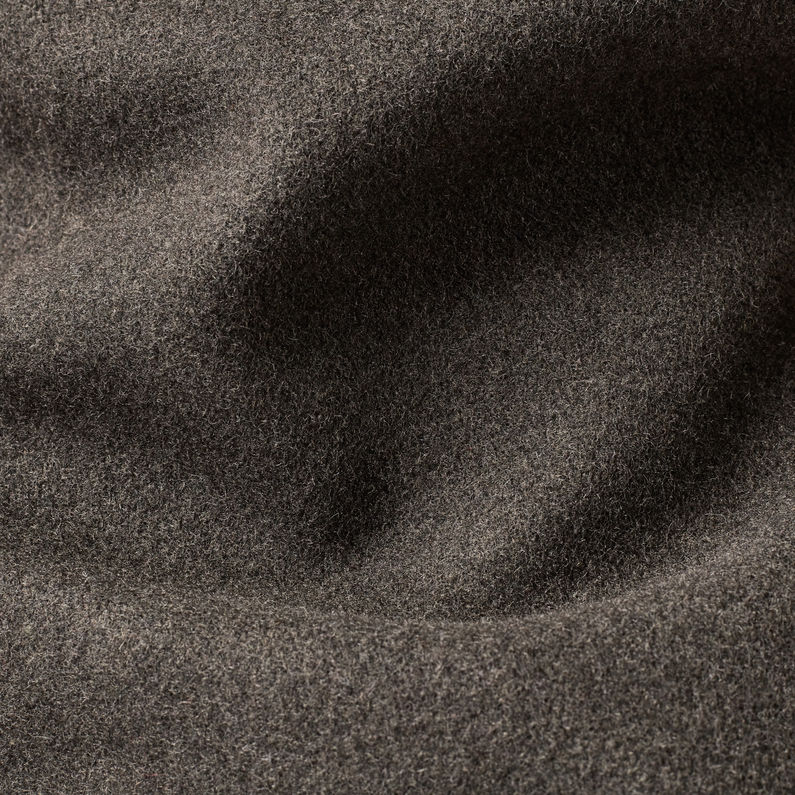 G-STAR® Multi Pocket Varsity Leather Jacket Grey fabric shot