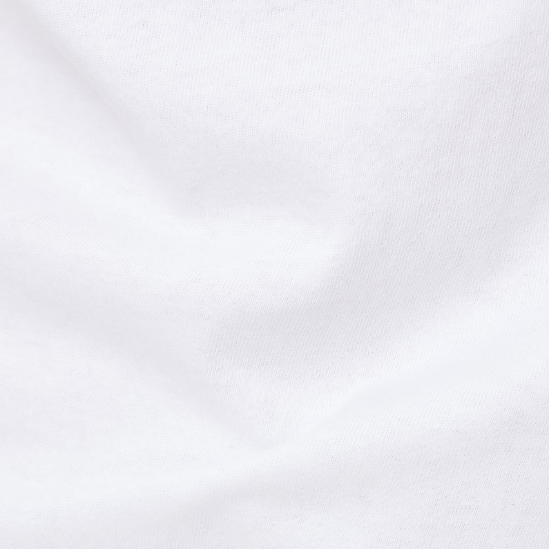 G-Star RAW® Multi Logo Korpaz T-Shirt White fabric shot