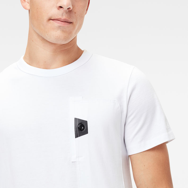 G-Star RAW® Utility Pocket Logo T-Shirt Wit