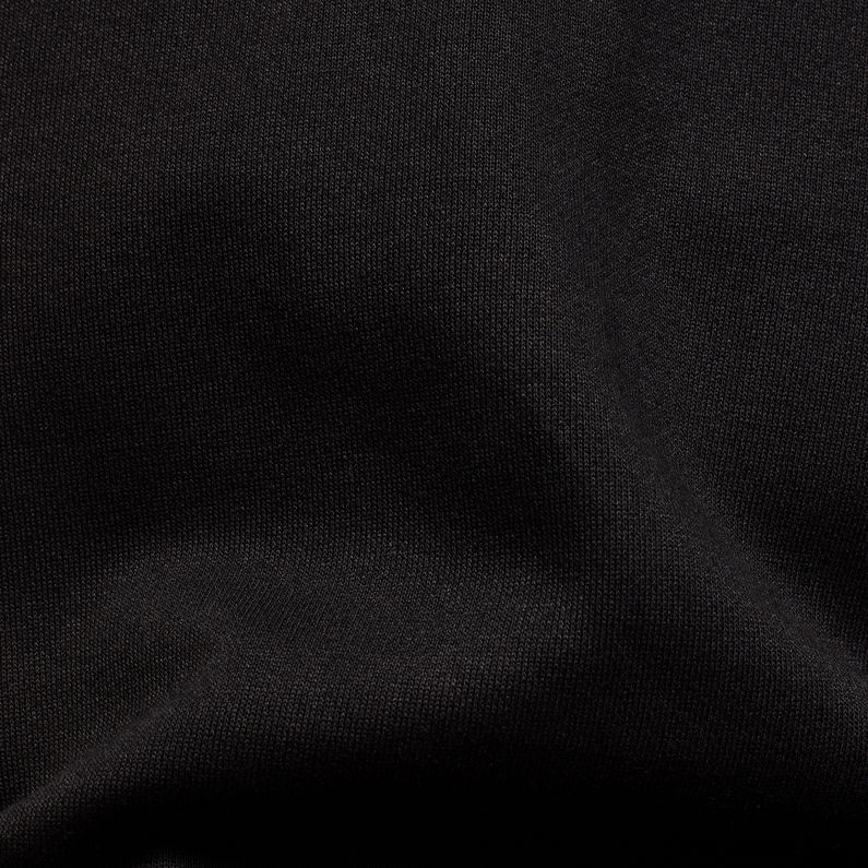 G-Star RAW® Premium Basic Zip Sweater Black fabric shot