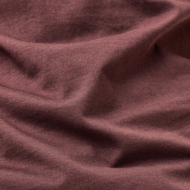 G-Star RAW® 3D RAW. T-shirt Logo Slim Violet fabric shot