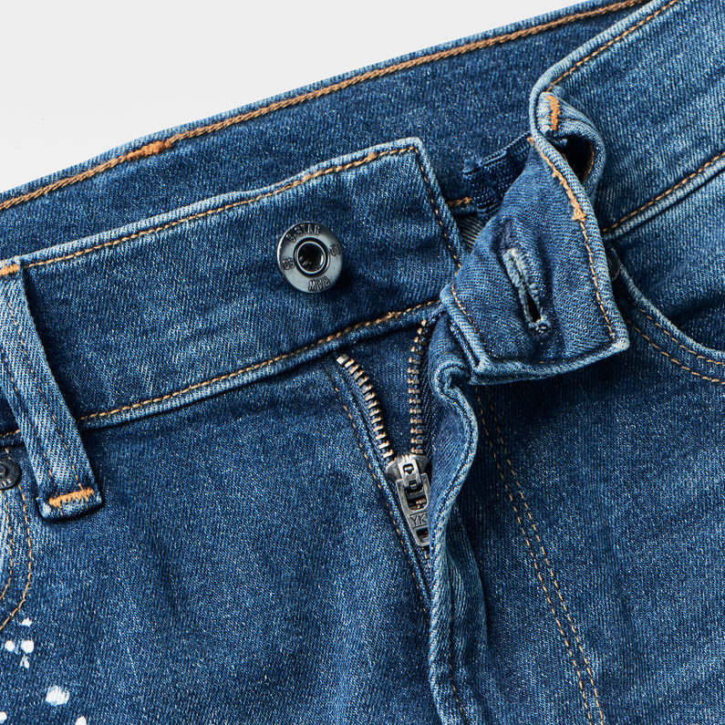 G-Star RAW® 3301 Skinny jeans Midden blauw