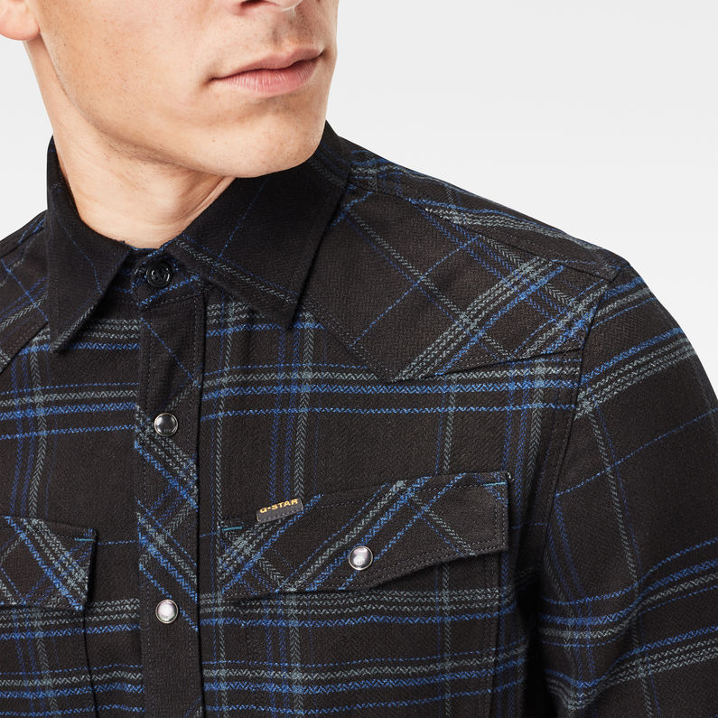 G-STAR® 3301 Slim Shirt Check Black