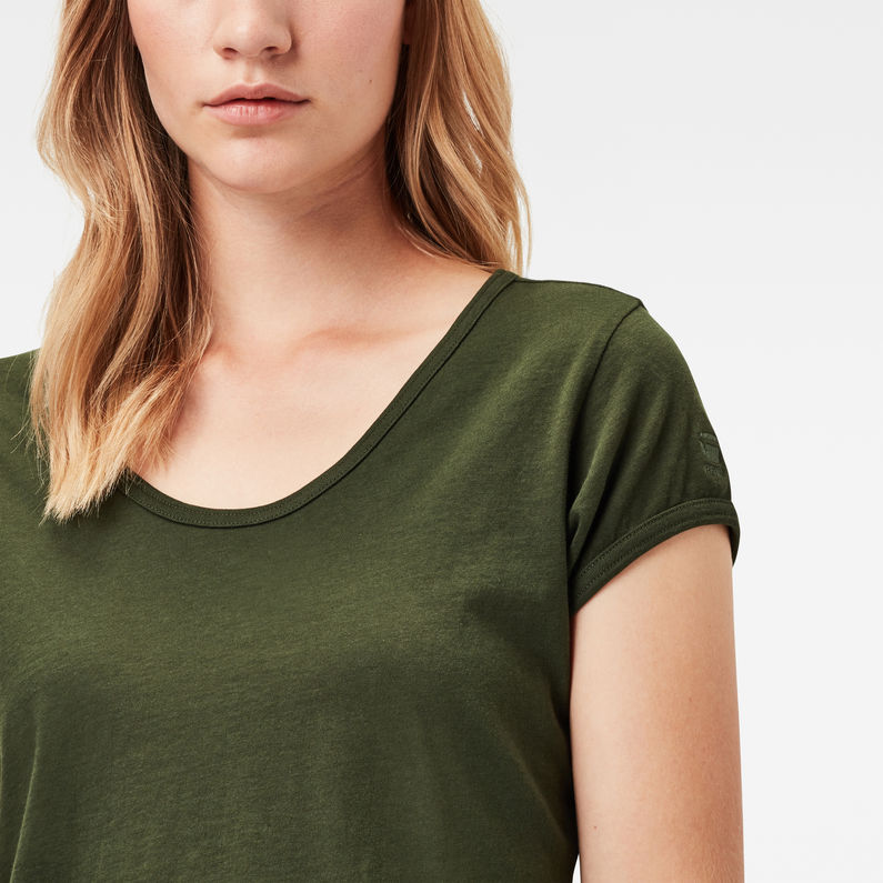 G-Star RAW® Haut Core Eyben Slim Vert detail shot