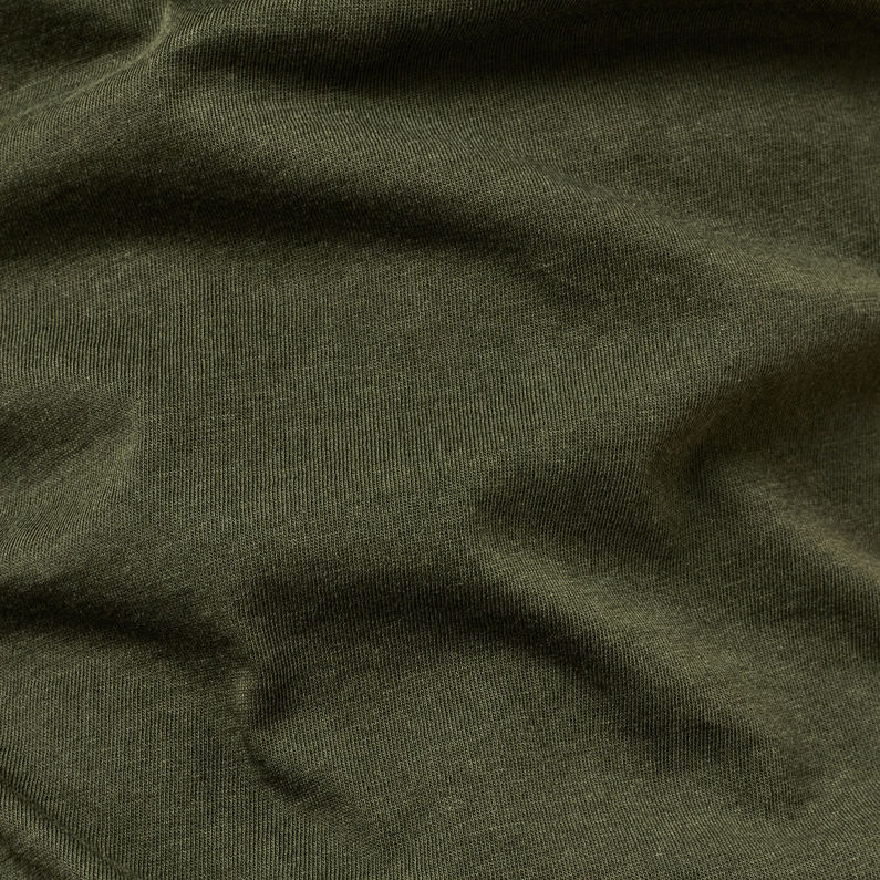G-Star RAW® Haut Core Eyben Slim Vert fabric shot