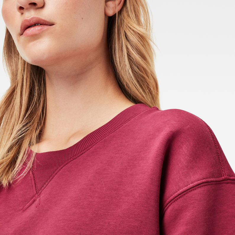 G-Star RAW® Premium Core Sweater Red detail shot