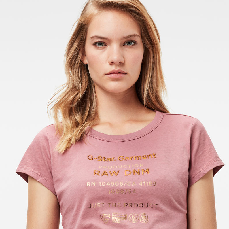 G-Star RAW® Wash GR Slim Top Pink