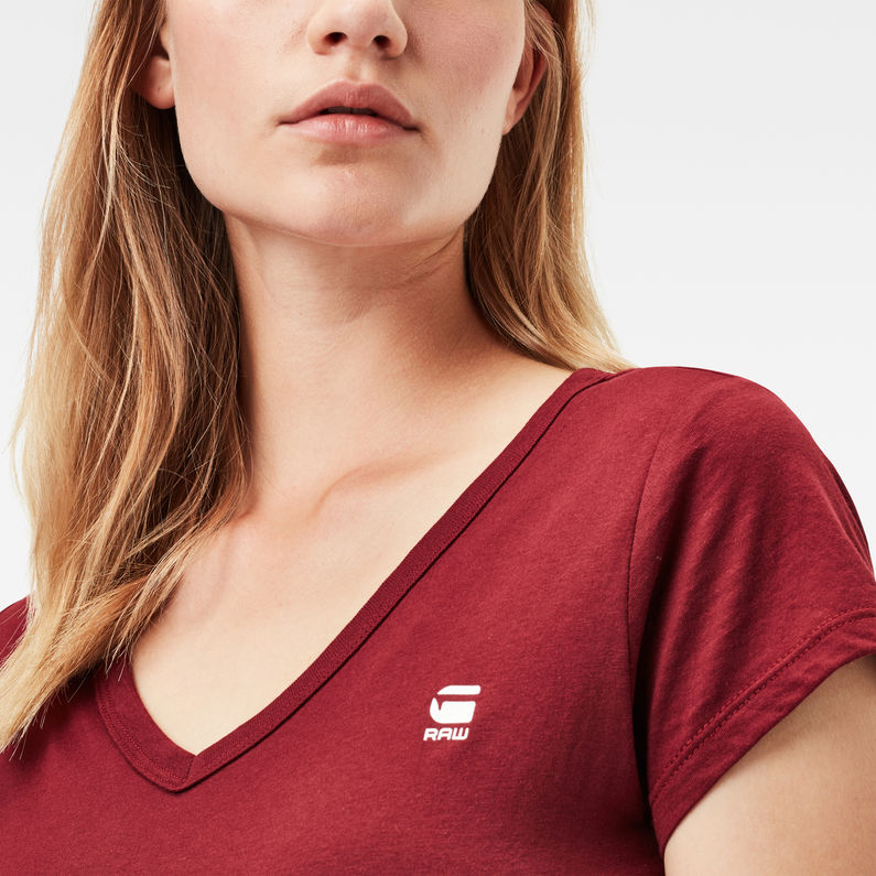 G-Star RAW® Haut Eyben Slim Rouge detail shot