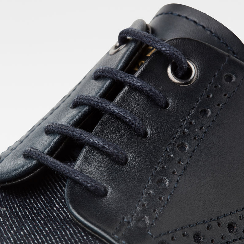 G-Star RAW® Vacum Brogue Shoes Dark blue detail