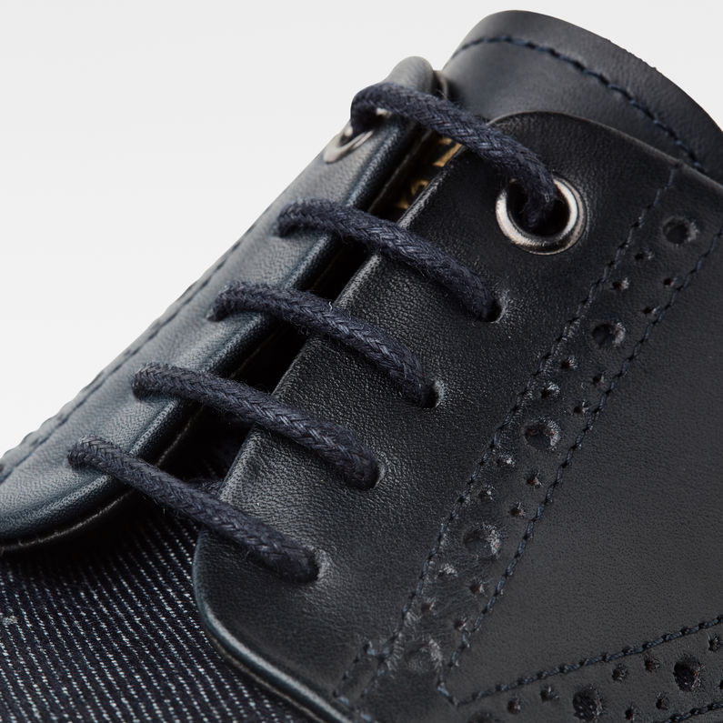 G-STAR® Vacum Brogue Shoes ダークブルー detail