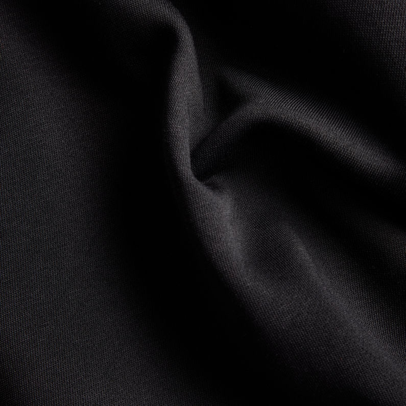 G-Star RAW® Veste en molleton Denim Stripe Noir fabric shot