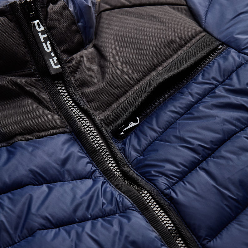 G-Star RAW® Attacc quilted Jacket Dark blue detail shot